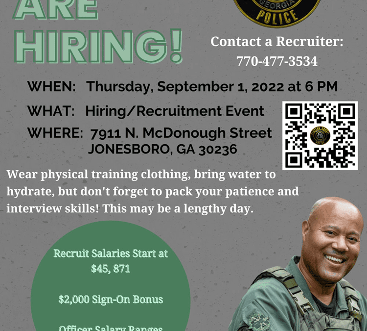 Clayton County Police Hiring/Recruitment Event