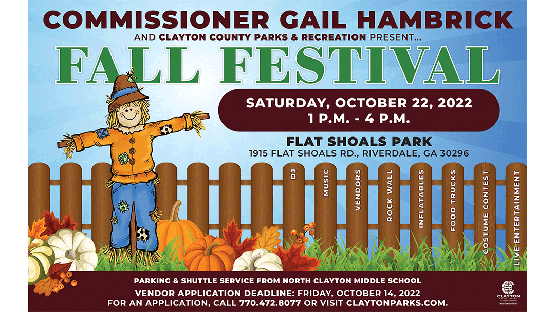 Commissioner Gail Hambrick and Clayton County Parks & Recreation present Fall Festival