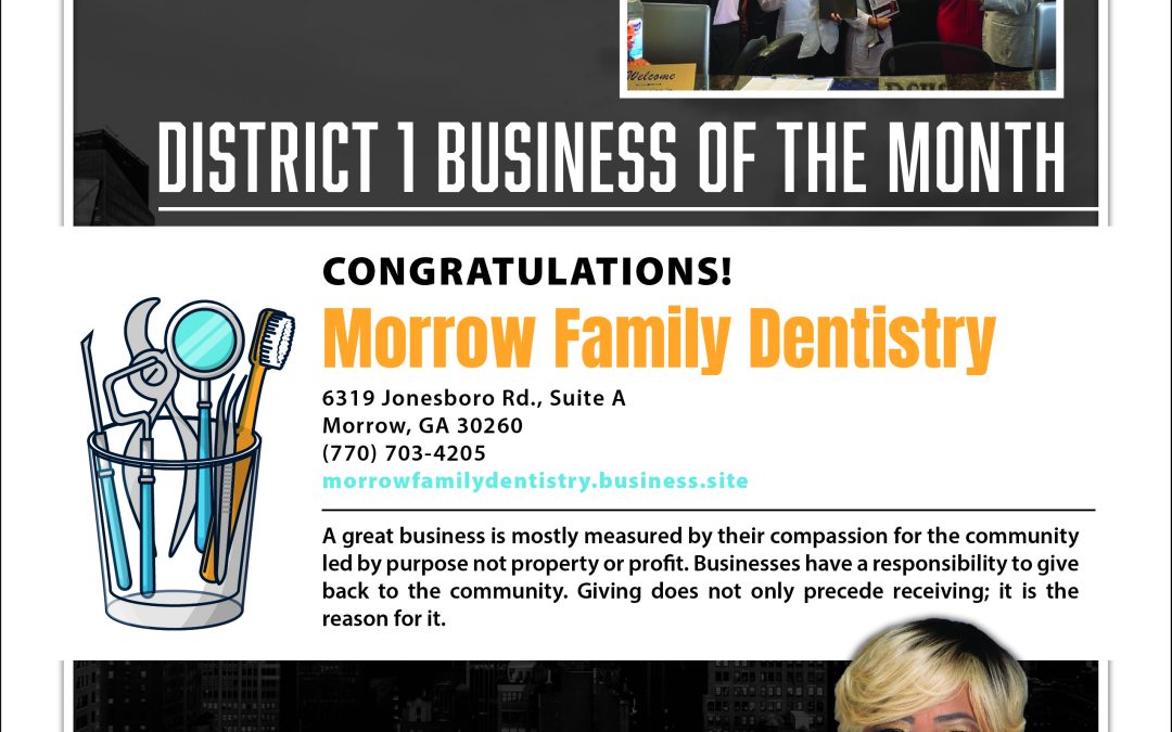 District 1 Business of the Month