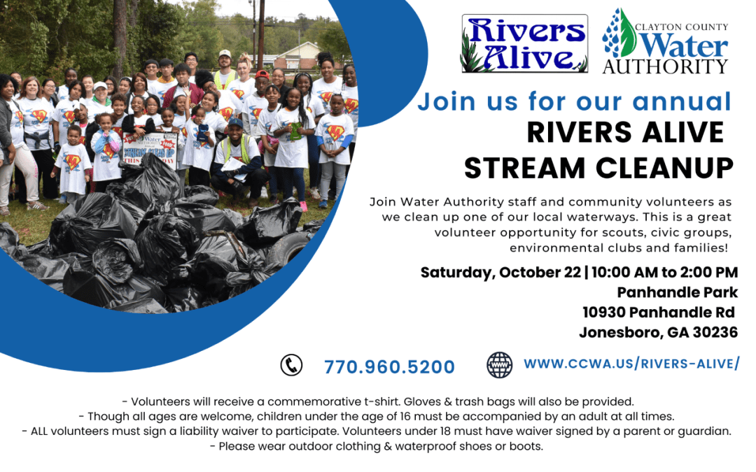 Clayton County Water Authority Rivers Alive Stream Cleanup