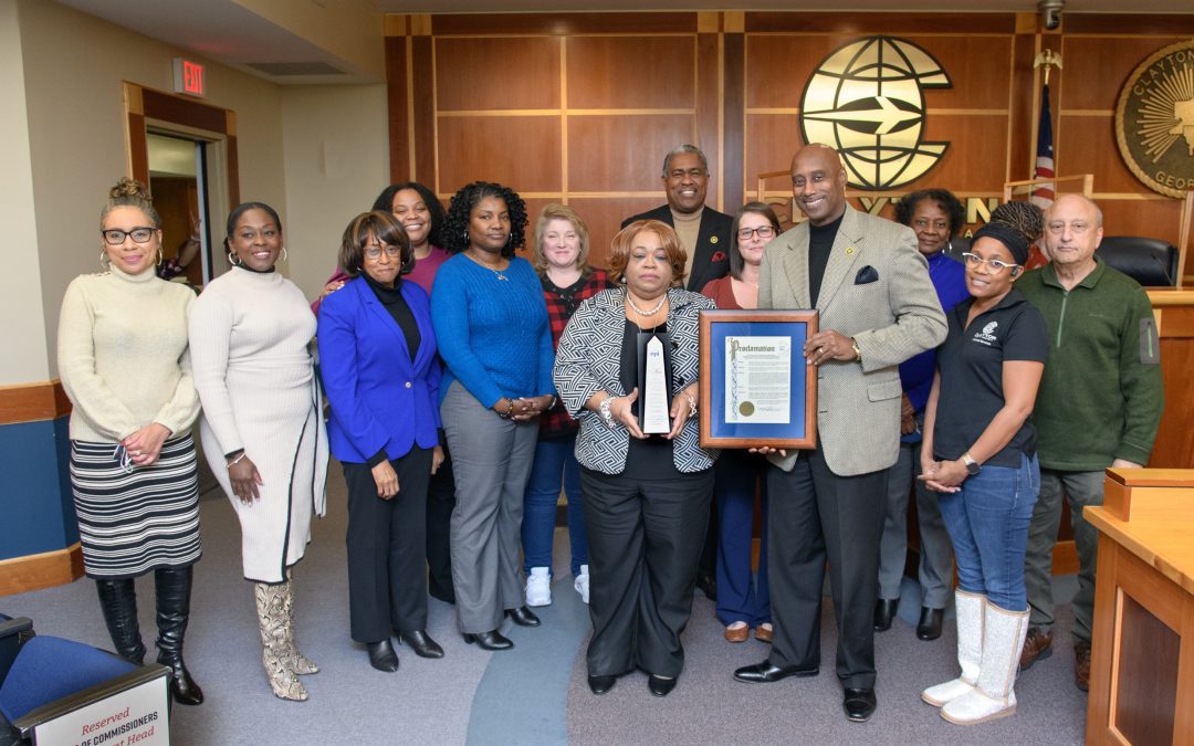 Clayton County Board of Commissioners Honors Clayton County Central Services Department Achievement of Excellence in Procurement Award