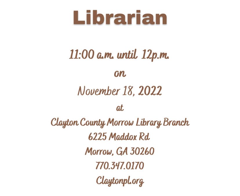 Clayton County Library System Presents Coffee with a Librarian