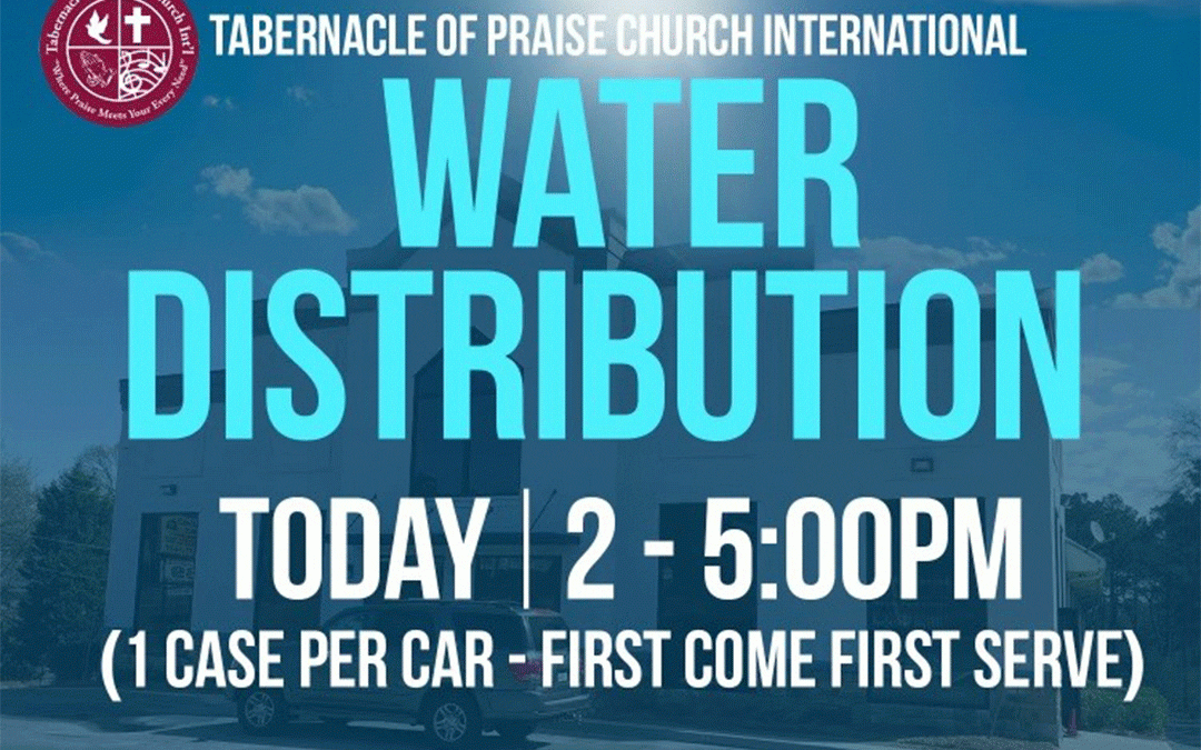 Water Distribution – Tabernacle of Praise Church International