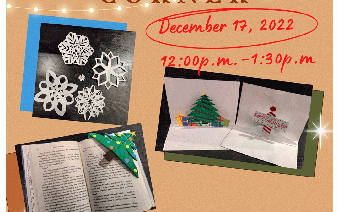 Clayton County Library System: Headquarters Library Cozy Holiday Crafting Corner