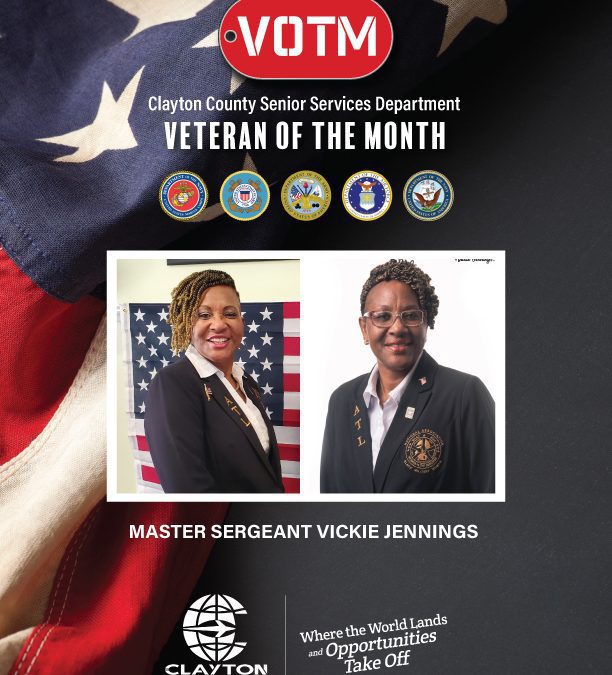 Clayton County Senior Services Veteran of the Month – Master Sergeant Retired Vickie Jennings
