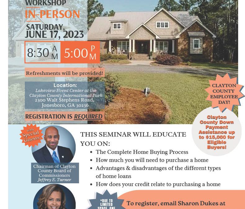 Homebuyer Education Seminar June 17, 2023