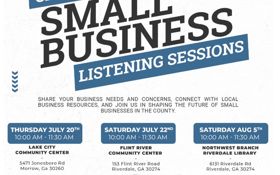 Small Business Listening Sessions