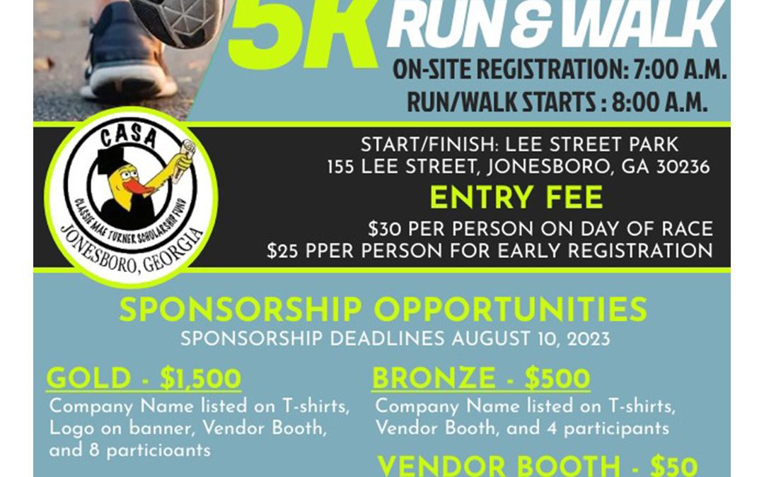 9th Annual Chairman Turner’s Fitness 5K Run & Walk