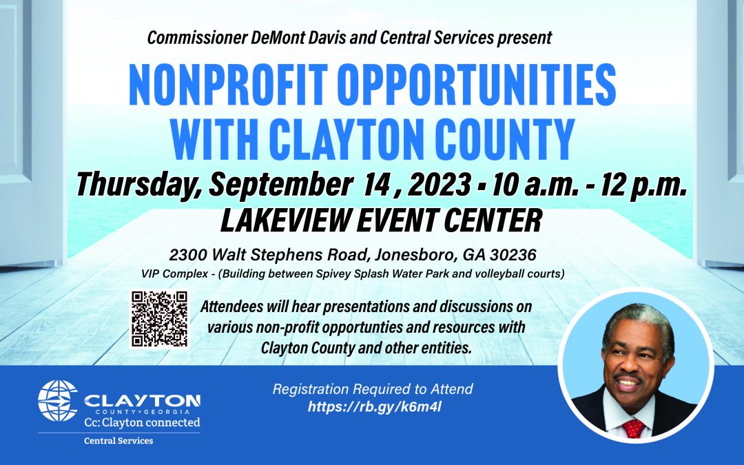 Non-Profit Opportunities with Clayton County