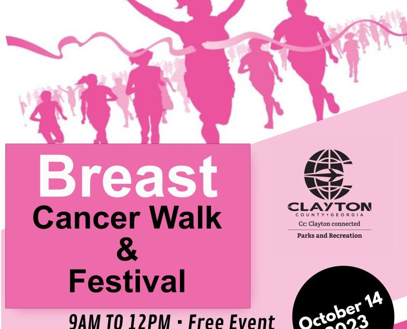 NEWS RELEASE: Chairman Turner and Parks and Recreation to Host FREE Breast Cancer Walk and Festival