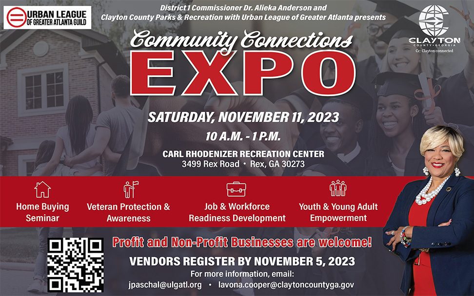 Commissioner Anderson presents the 2023 Community Connections Expo