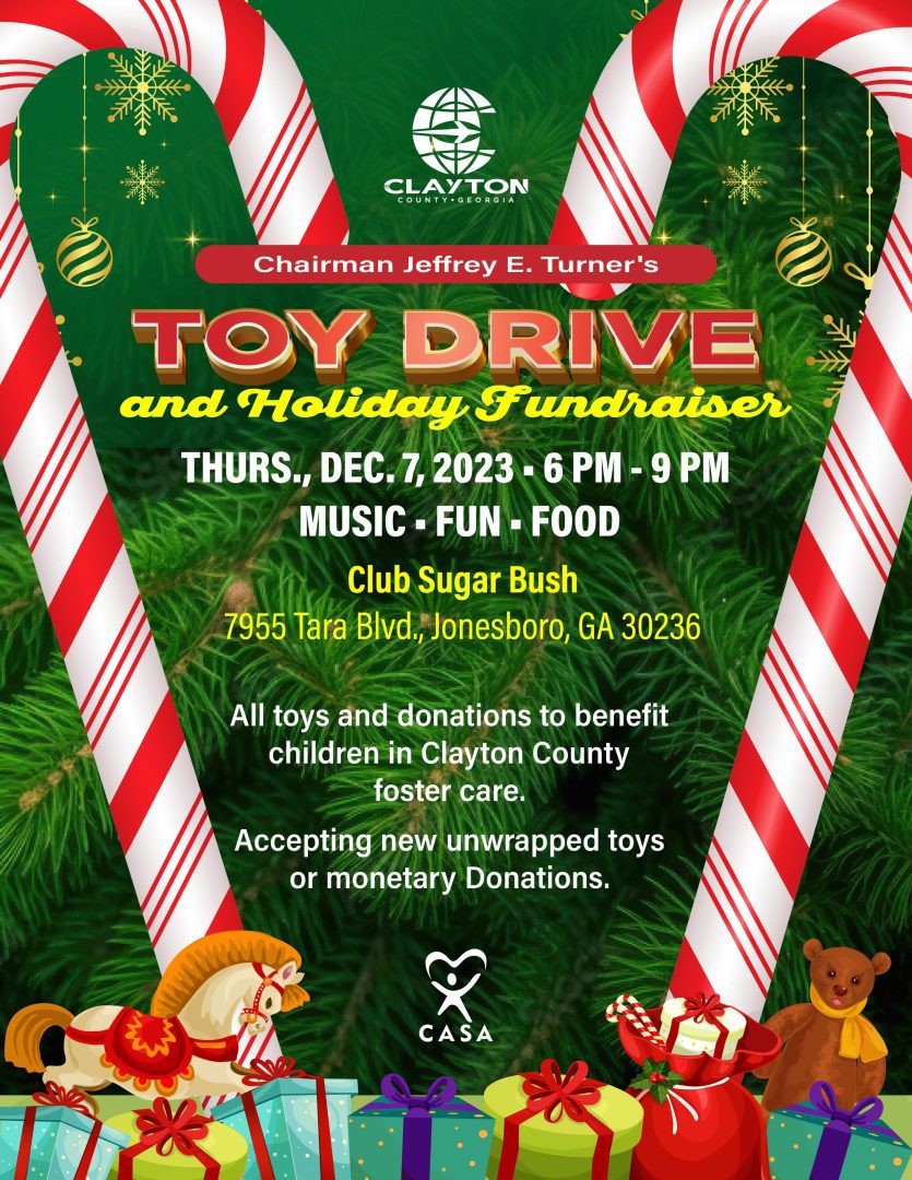 Toy Drive and Holiday Fundraiser Flyer