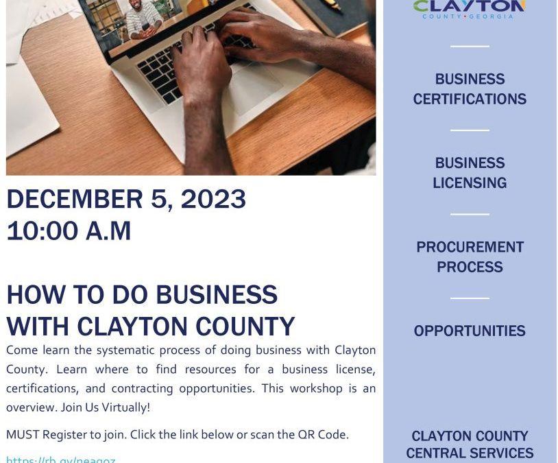 How to Do Business with Clayton County