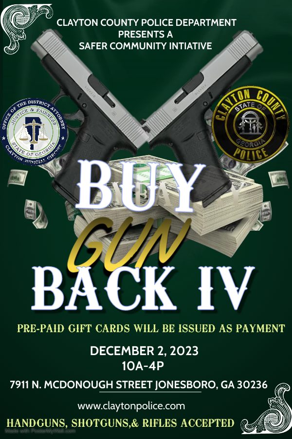 Gun Buy Back Program Flyer