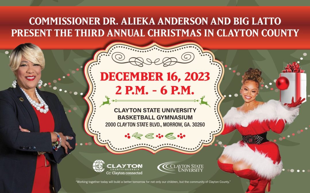 Commissioner Alieka Anderson and Latto to Host 3rd Annual Christmas in Clayton