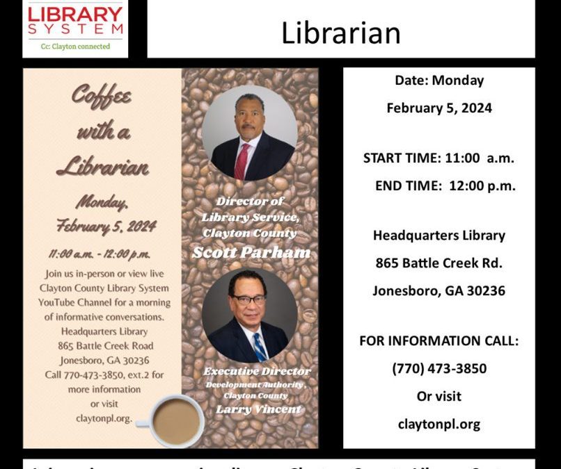 Coffee with a Librarian at Headquarters Library