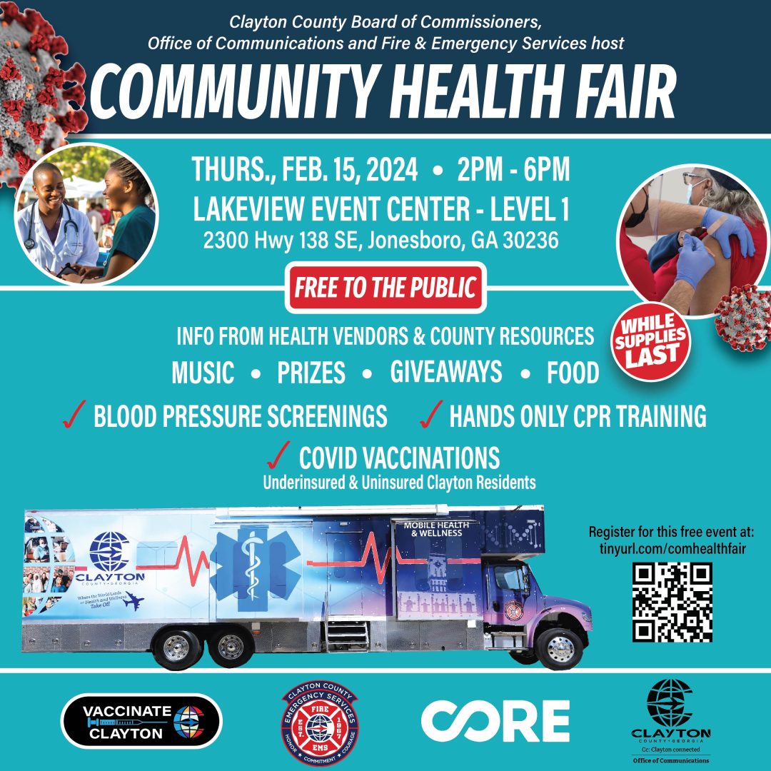 Health Fair for the Community of Clayton County in Georgia