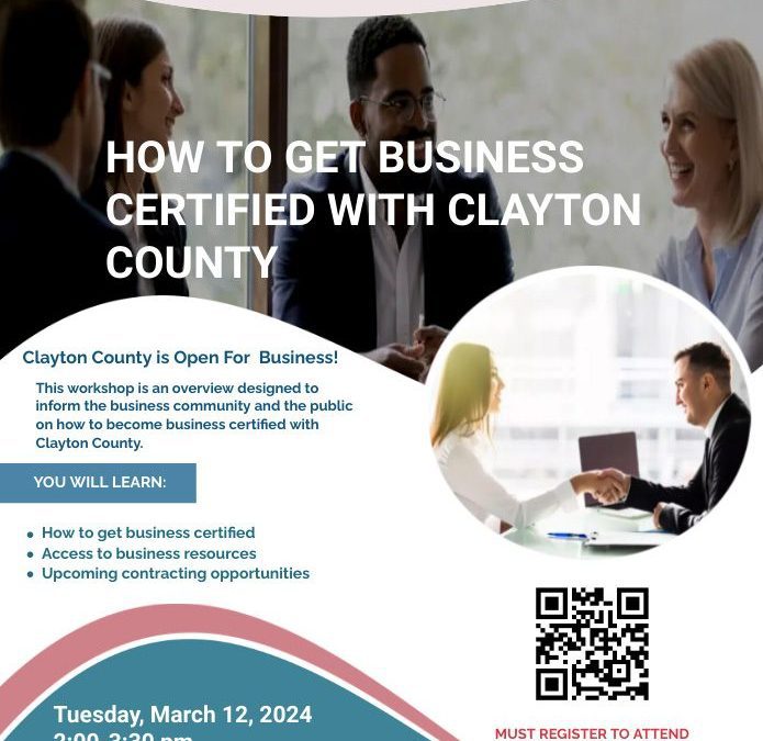 Clayton County Business Certification Workshop