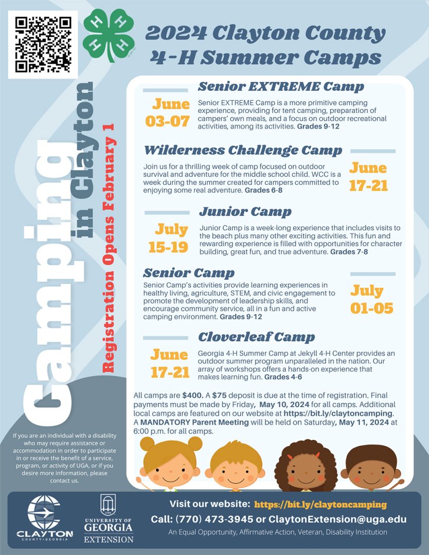 2024 4-H Summer Camps