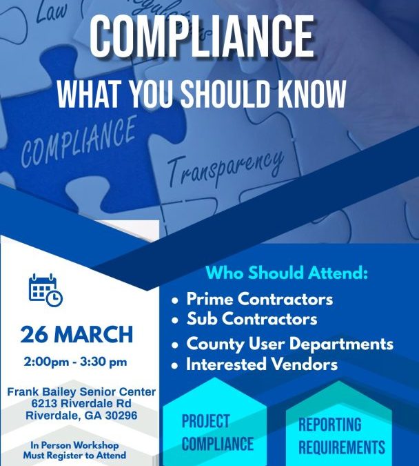 Clayton County Contract Compliance – What You Should Know