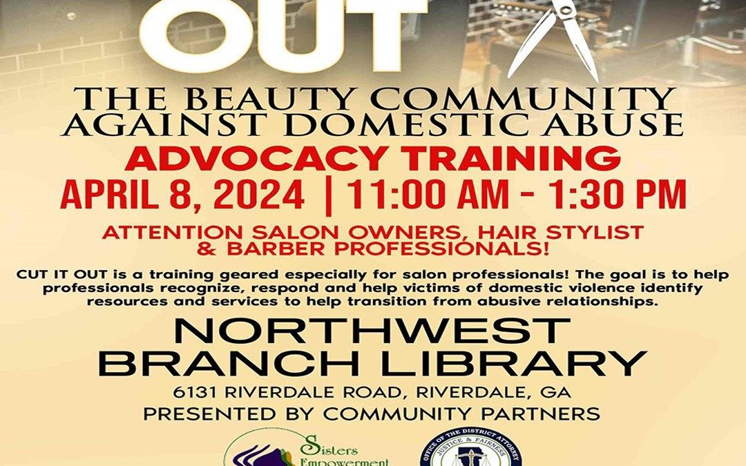CUT IT OUT – The Beauty Community Against Domestic Abuse Training