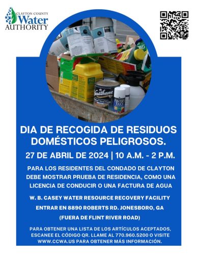 Clayton County Water Authority Flyer - Spanish