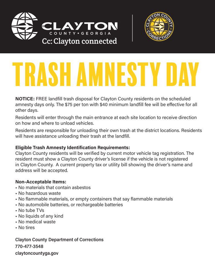 Trash Amnesty Day