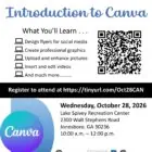 introduction to canva flyer