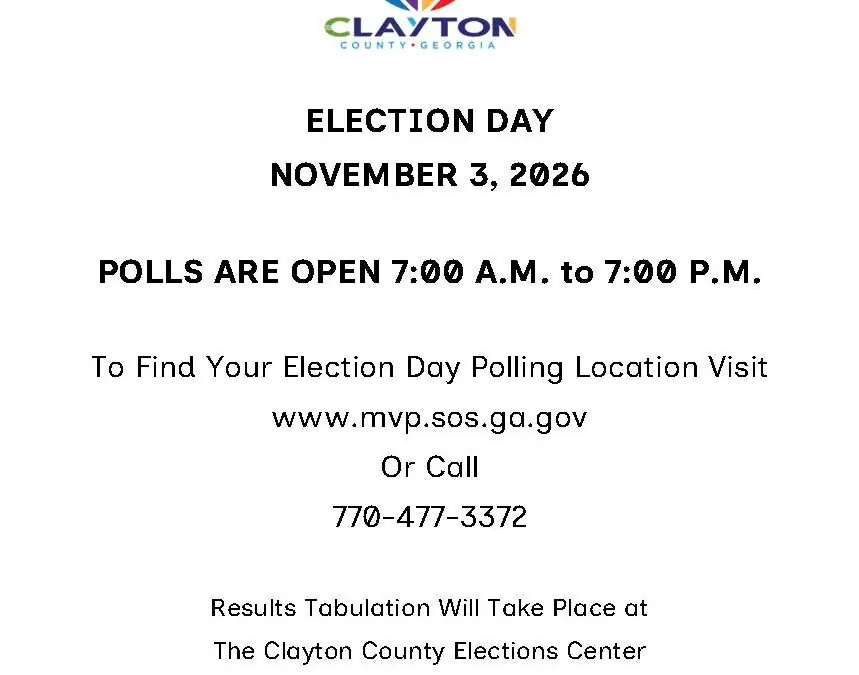 November 3, 2026 General Election