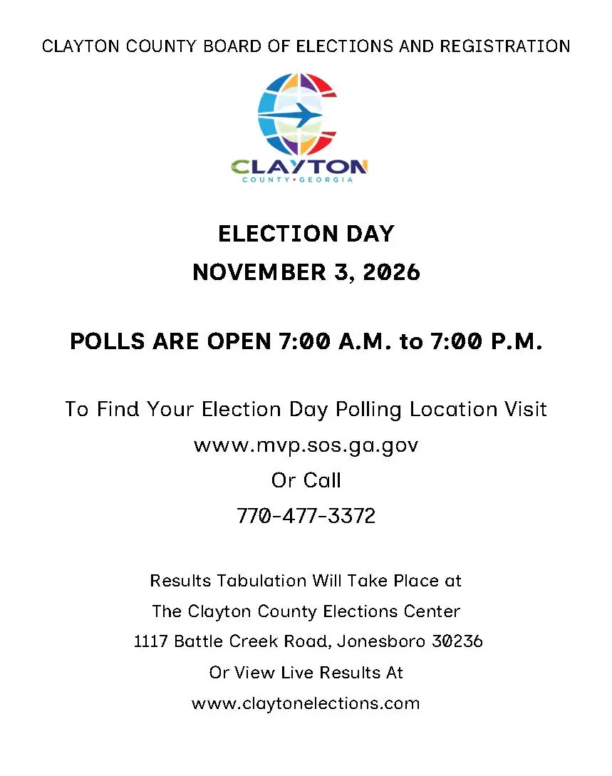 2026 general election flyer